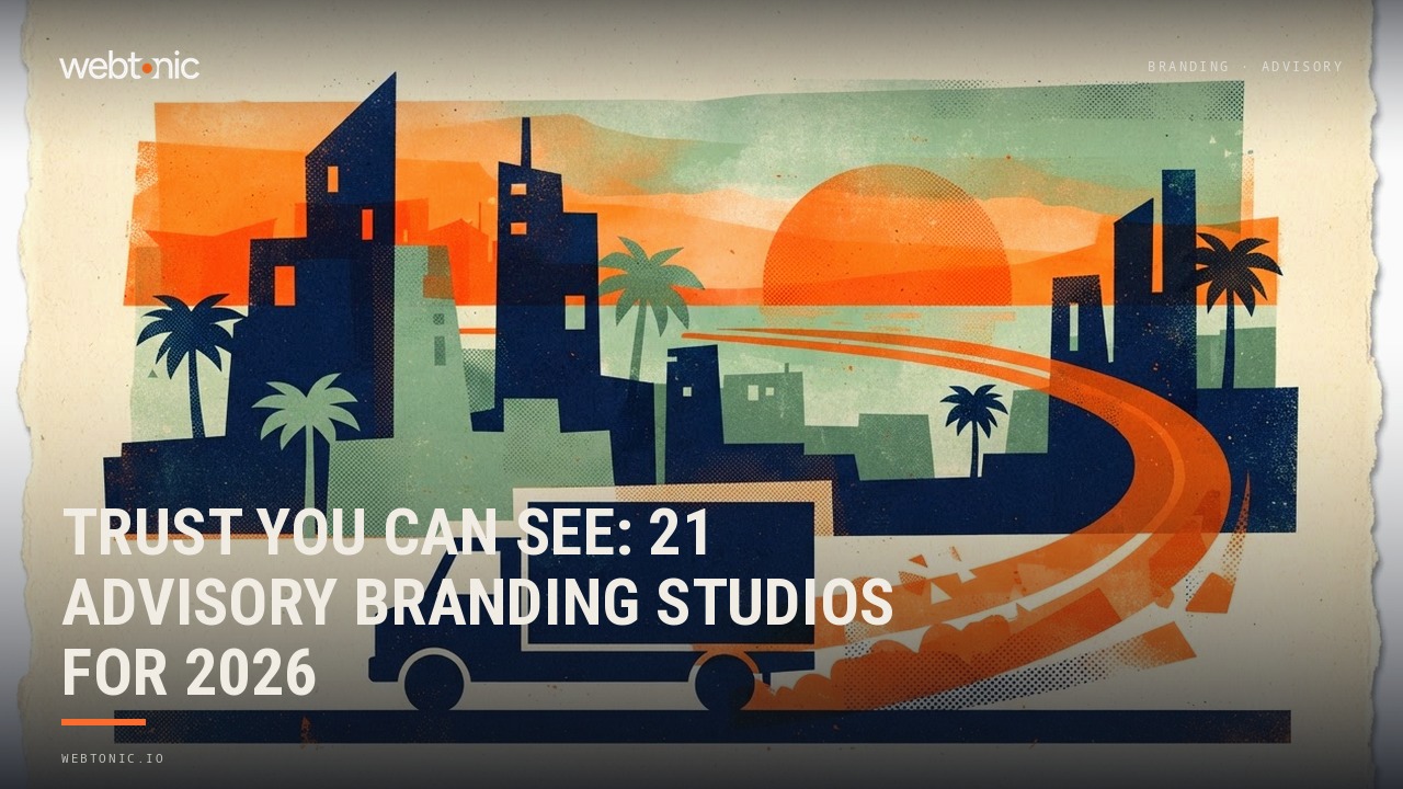 Trust You Can See: 21 Advisory Branding Studios for 2026 — Web Tonic blog thumbnail