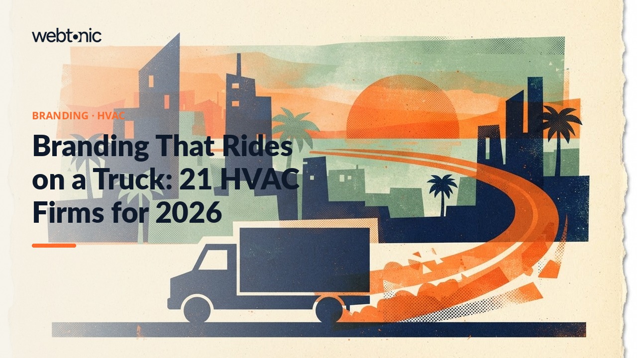 Branding That Rides on a Truck: 21 HVAC Firms for 2026 — Web Tonic blog thumbnail