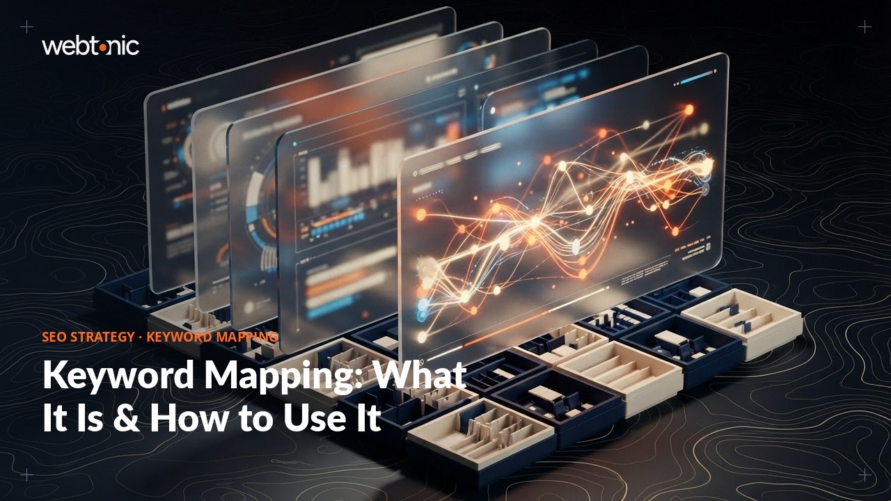 Keyword Mapping: What It Is & How to Use It — Web Tonic blog thumbnail