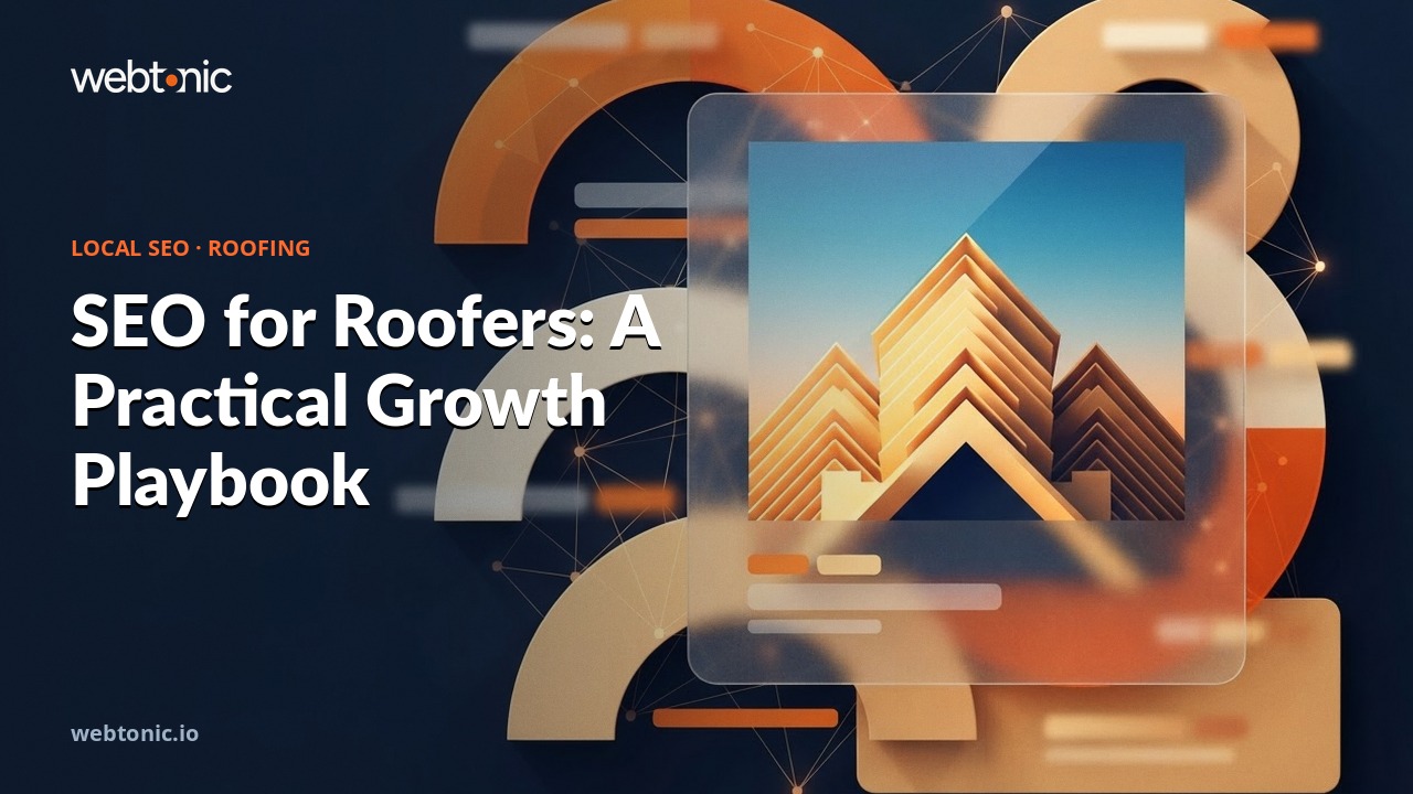 SEO for Roofers: A Practical Growth Playbook — Web Tonic blog thumbnail