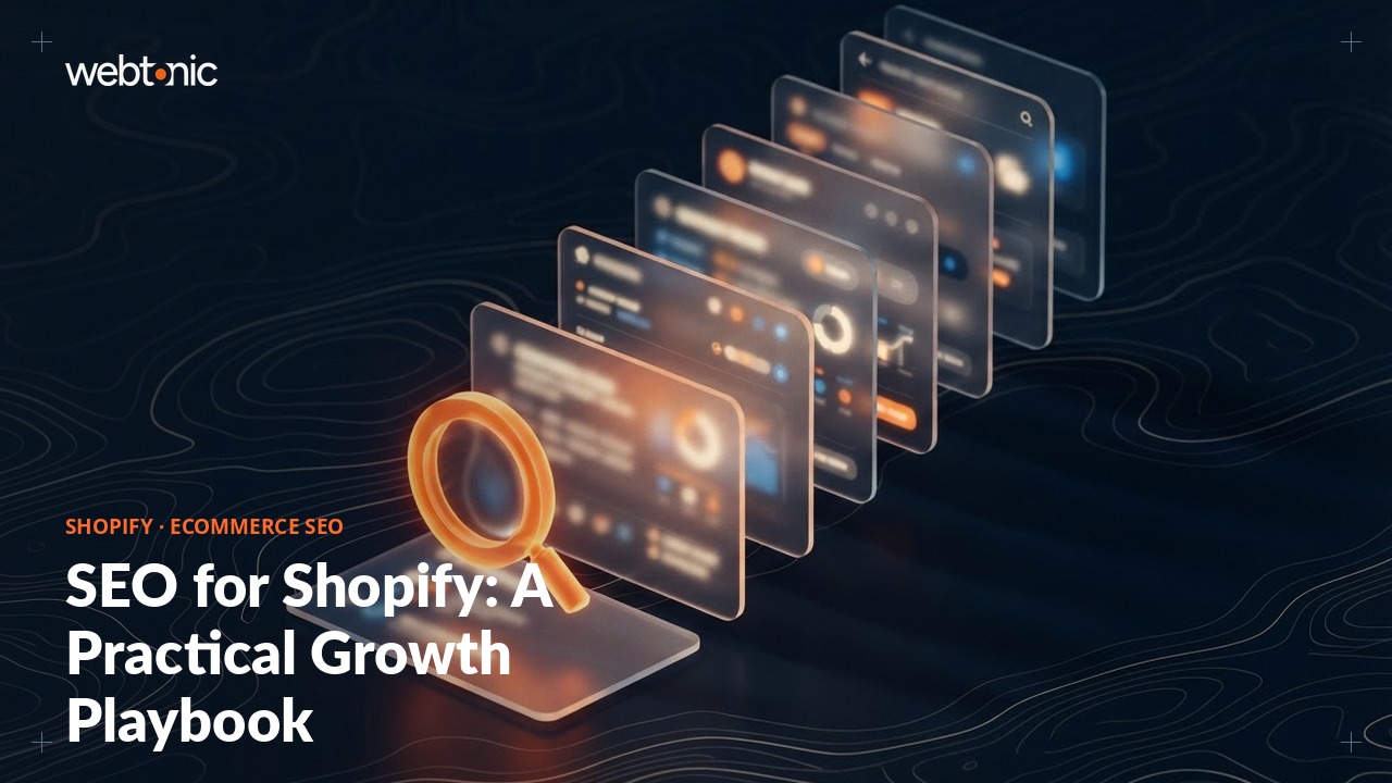SEO for Shopify: A Practical Growth Playbook — Web Tonic blog thumbnail