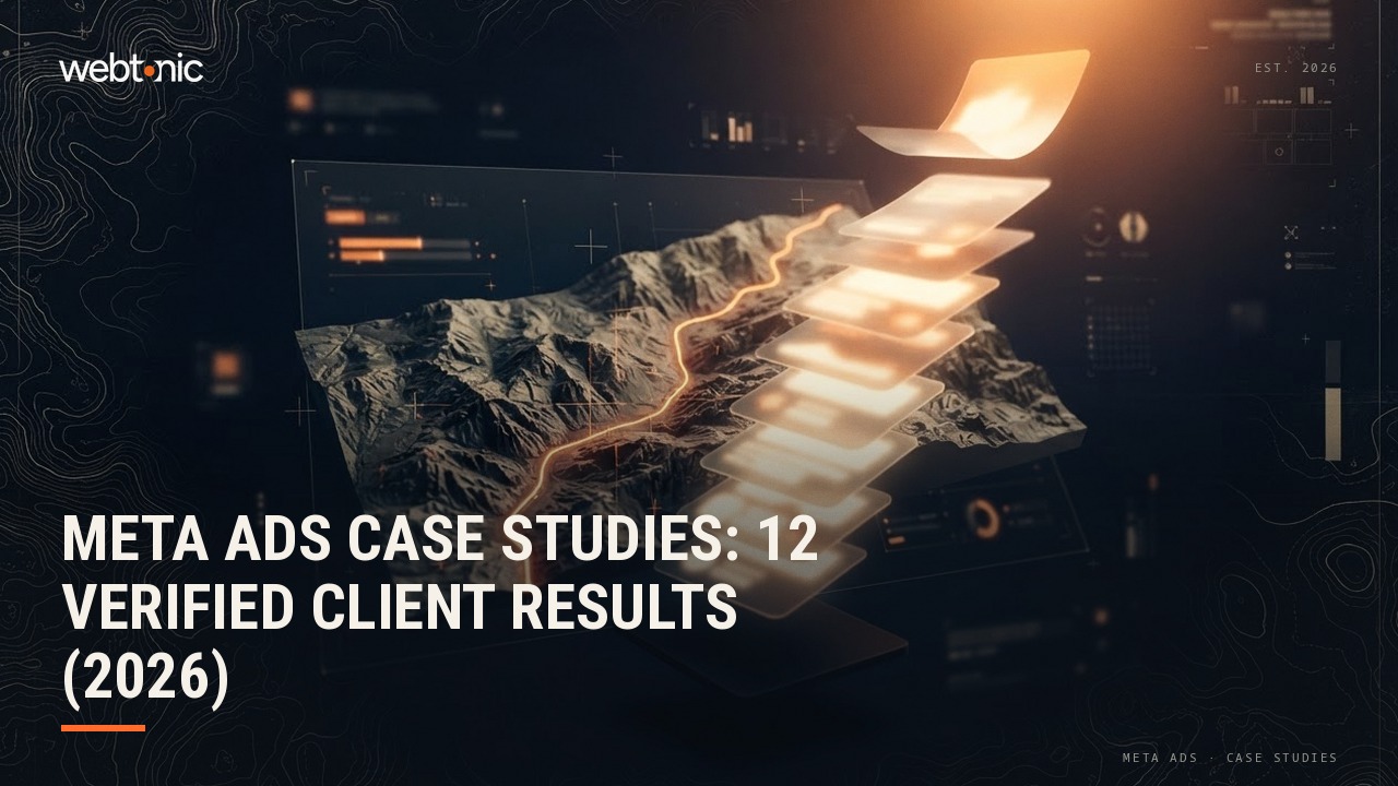 Meta Ads Case Studies: 12 Verified Client Results (2026) — Web Tonic blog thumbnail