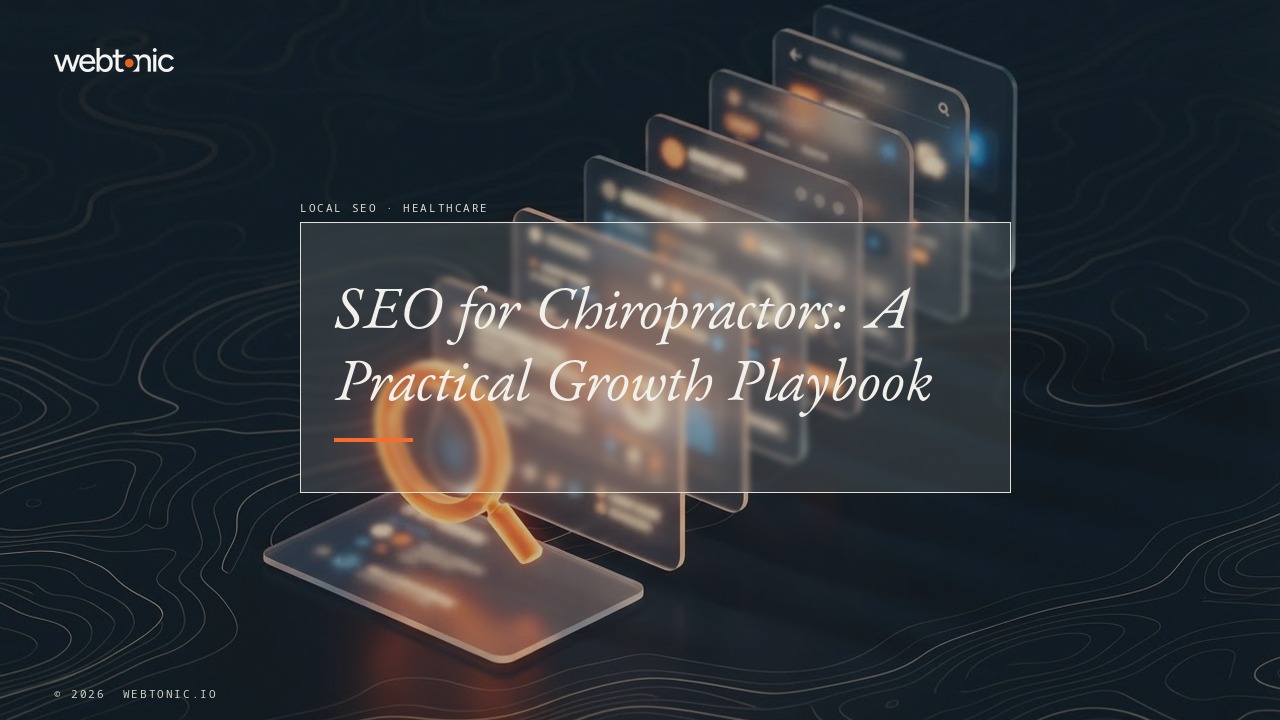 SEO for Chiropractors: A Practical Growth Playbook — Web Tonic blog thumbnail