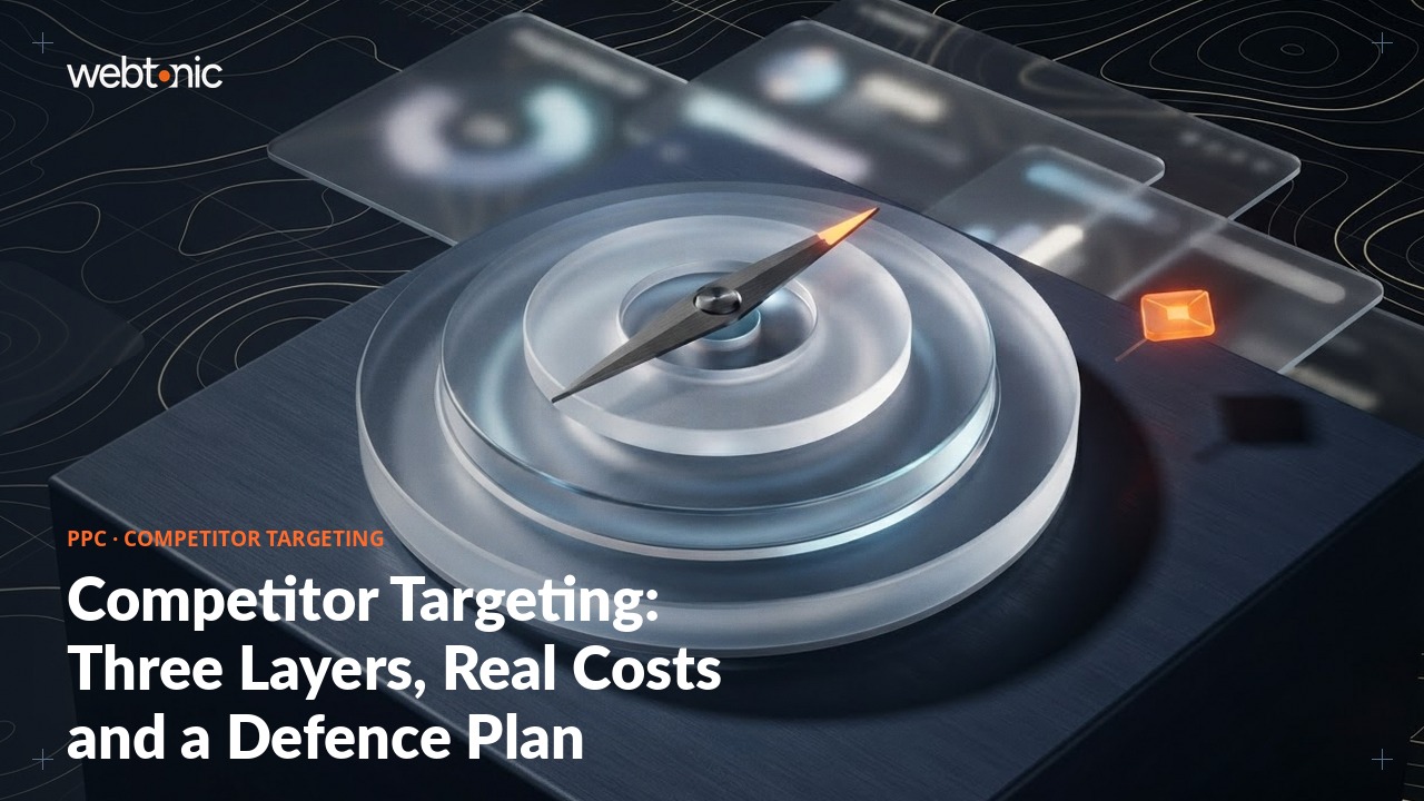 Competitor Targeting: Three Layers, Real Costs and a Defence Plan — Web Tonic blog thumbnail