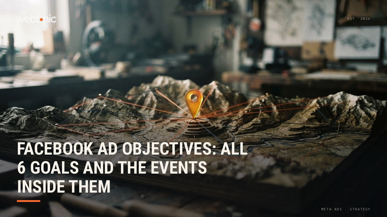 Facebook Ad Objectives: All 6 Goals and the Events Inside Them — Web Tonic blog thumbnail