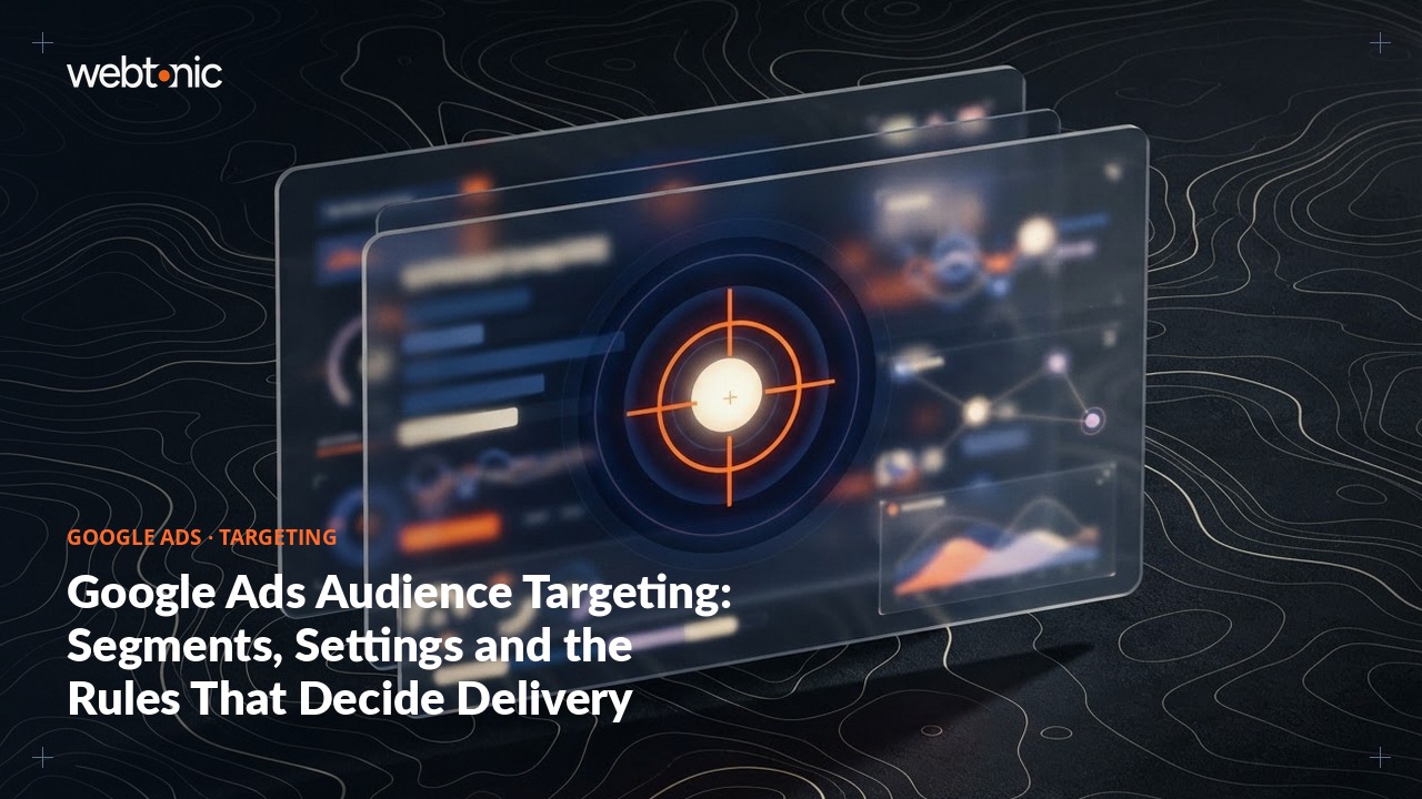 Google Ads Audience Targeting: Segments, Settings and the Rules That Decide Delivery — Web Tonic blog thumbnail