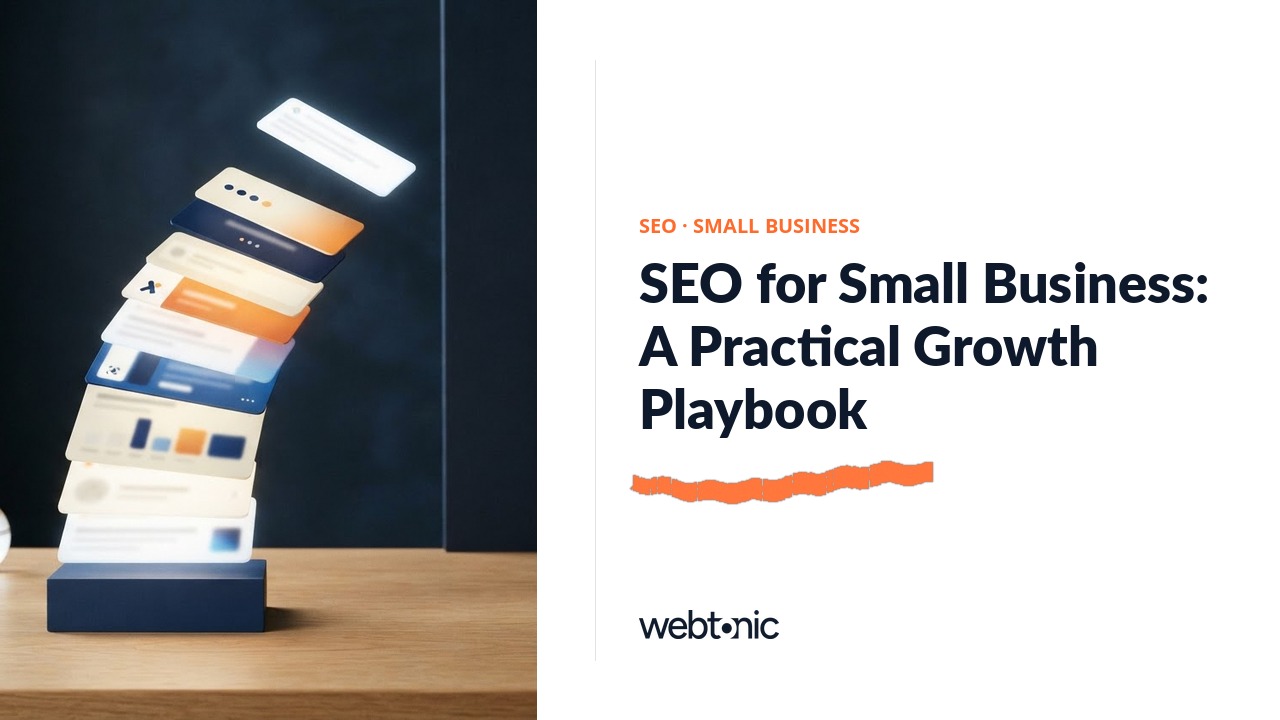 SEO for Small Business: A Practical Growth Playbook — Web Tonic blog thumbnail