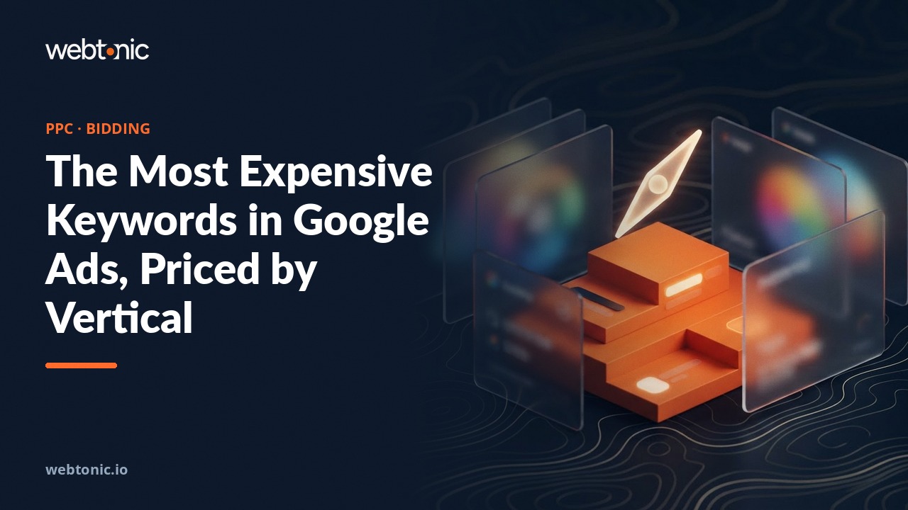 The Most Expensive Keywords in Google Ads, Priced by Vertical — Web Tonic blog thumbnail