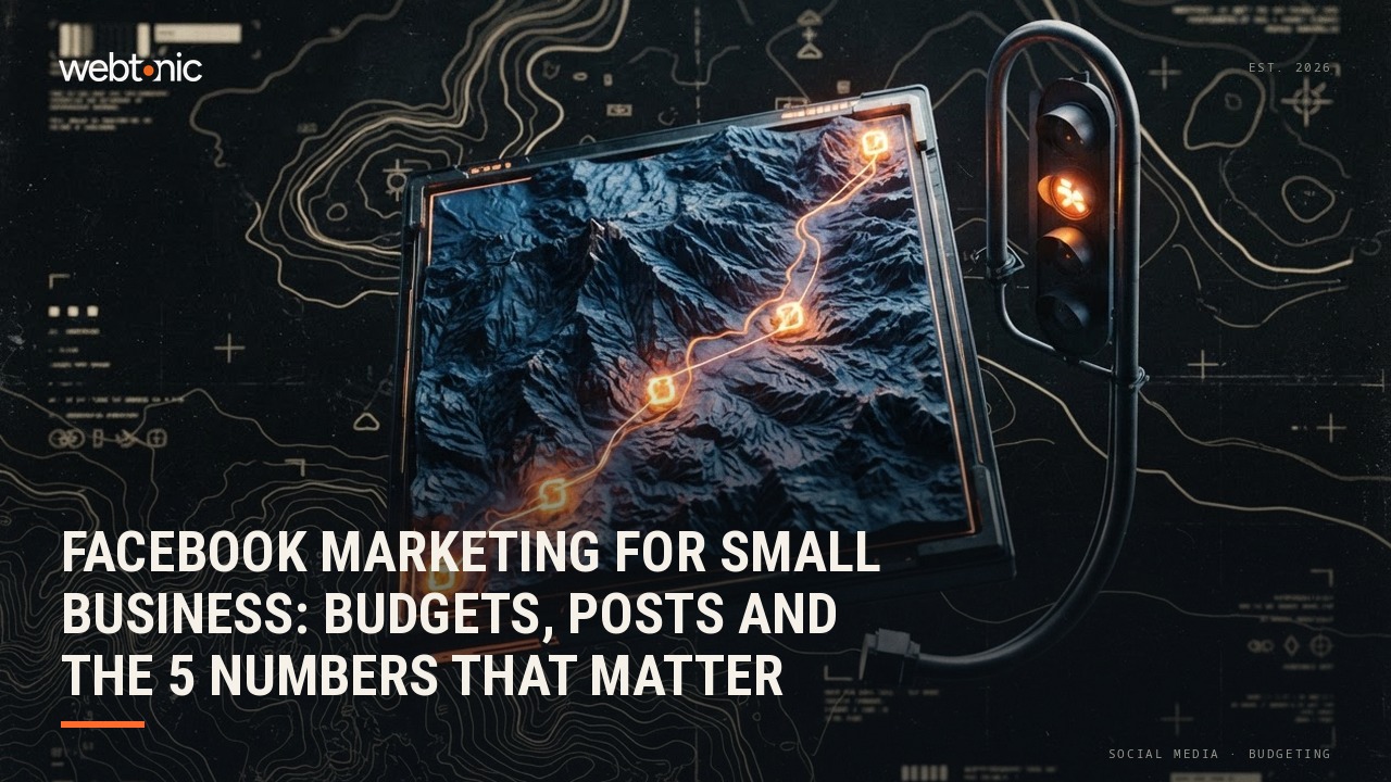 Facebook Marketing for Small Business: Budgets, Posts and the 5 Numbers That Matter — Web Tonic blog thumbnail