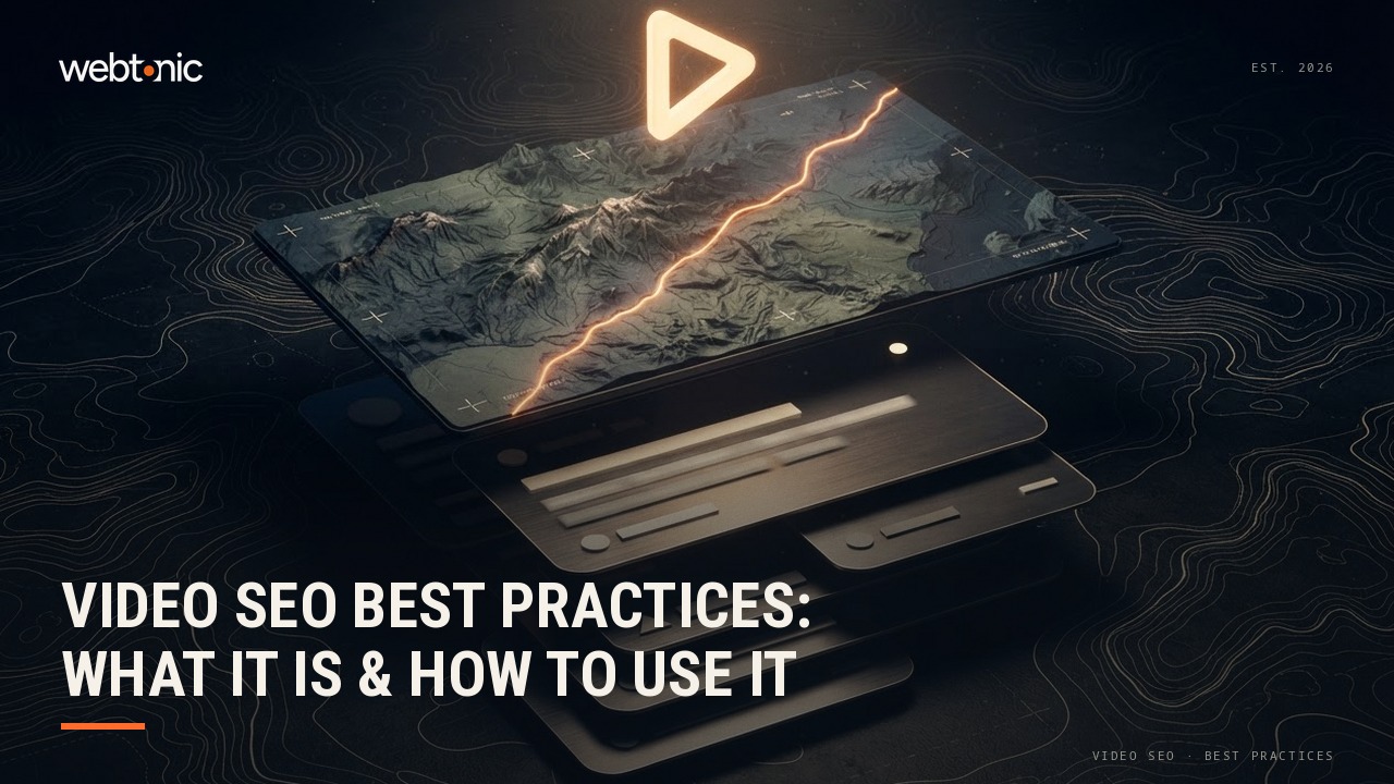 Video SEO Best Practices: What It Is & How to Use It — Web Tonic blog thumbnail