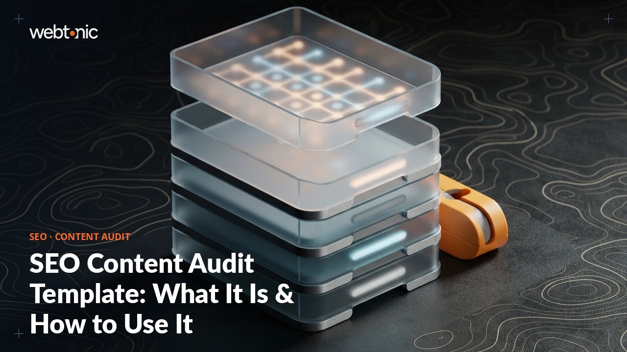 SEO Content Audit Template: What It Is & How to Use It — Web Tonic blog thumbnail