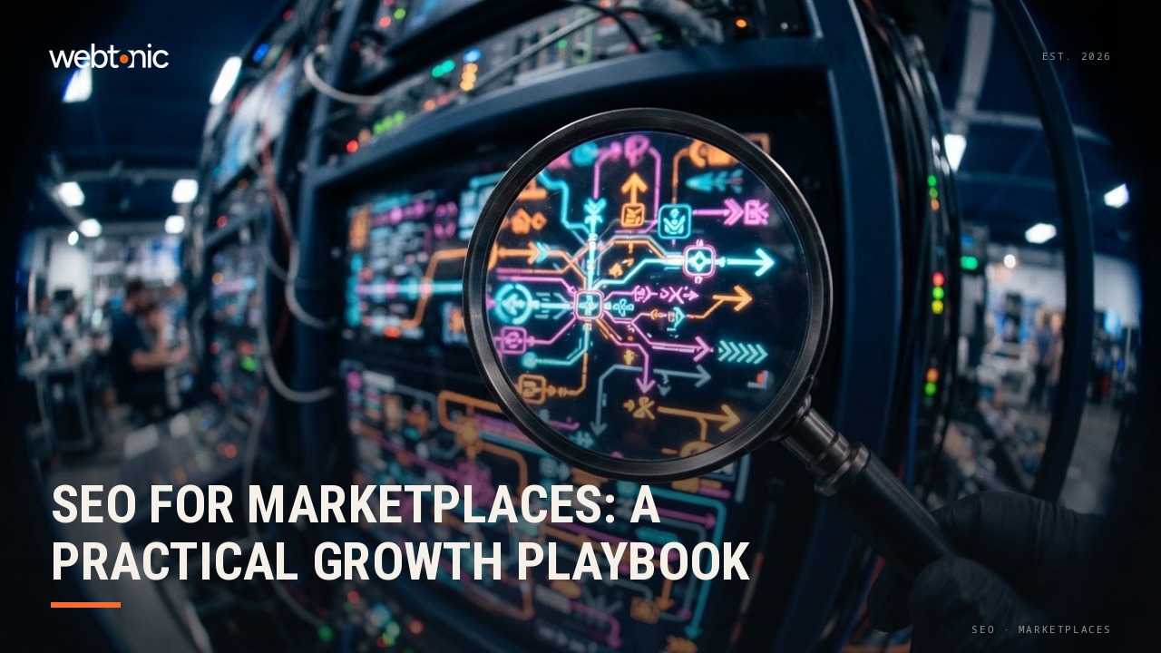SEO for Marketplaces: A Practical Growth Playbook — Web Tonic blog thumbnail