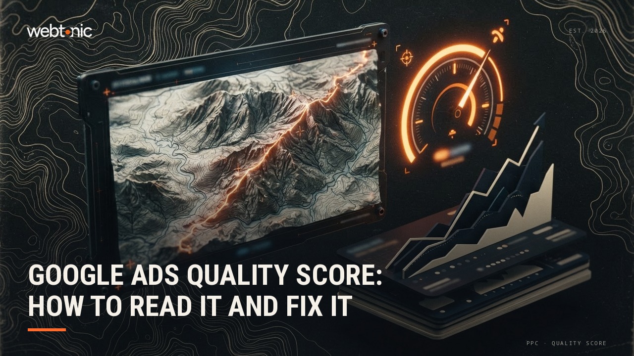 Google Ads Quality Score: How to Read It and Fix It — Web Tonic blog thumbnail