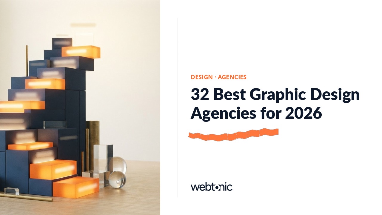 32 Best Graphic Design Agencies for 2026 — Web Tonic blog thumbnail