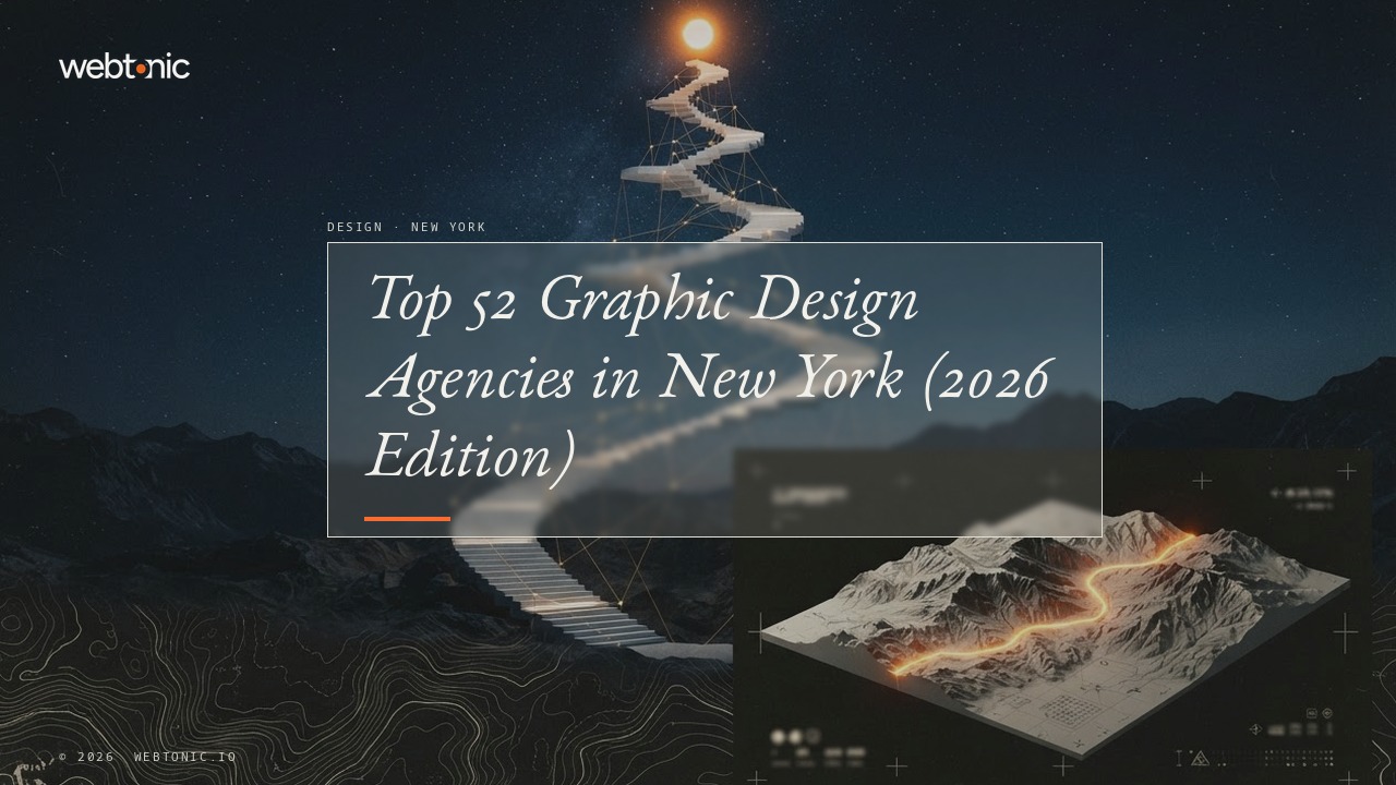 Top 52 Graphic Design Agencies in New York (2026 Edition) — Web Tonic blog thumbnail