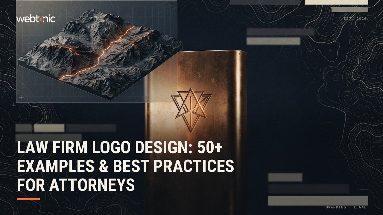Law Firm Logo Design: 50+ Examples & Best Practices for Attorneys — Web Tonic blog thumbnail