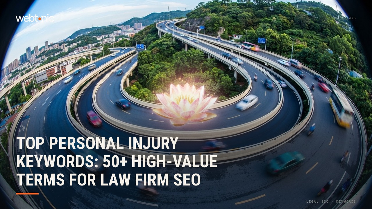 Top Personal Injury Keywords: 50+ High-Value Terms for Law Firm SEO — Web Tonic blog thumbnail