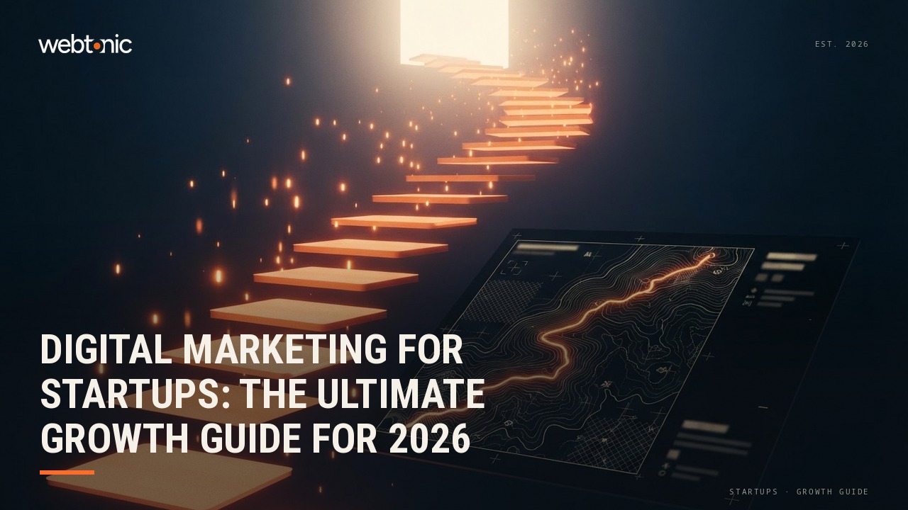 Digital Marketing for Startups: The Ultimate Growth Guide for 2026 — Web Tonic blog thumbnail