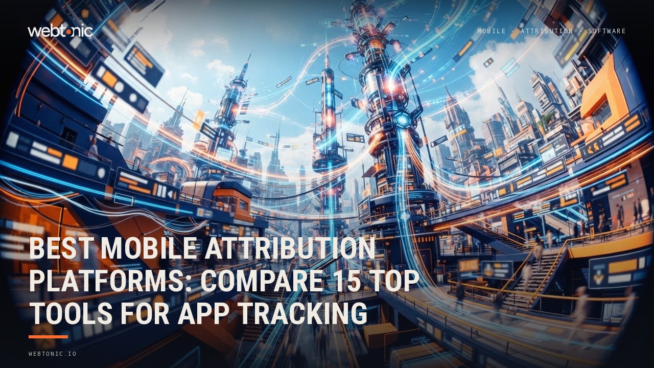 Best Mobile Attribution Platforms: Compare 15 Top Tools for App Tracking — Web Tonic blog thumbnail