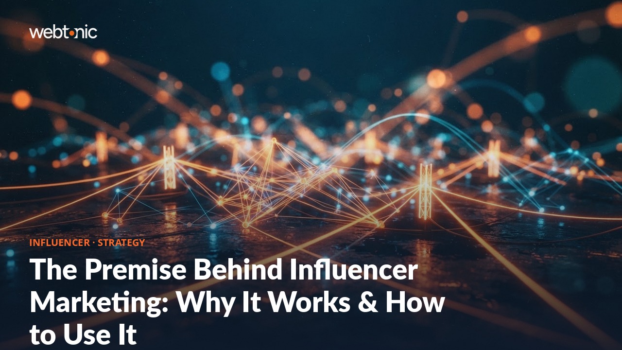 The Premise Behind Influencer Marketing: Why It Works & How to Use It — Web Tonic blog thumbnail
