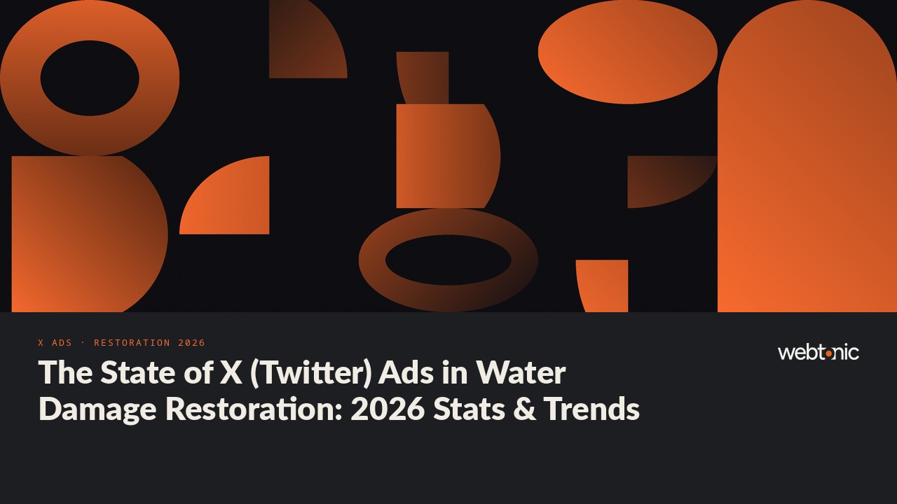 The State of X (Twitter) Ads in Water Damage Restoration: 2026 Stats & Trends — Web Tonic blog thumbnail