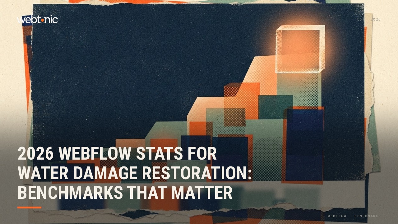 2026 Webflow Stats for Water Damage Restoration: Benchmarks That Matter — Web Tonic blog thumbnail