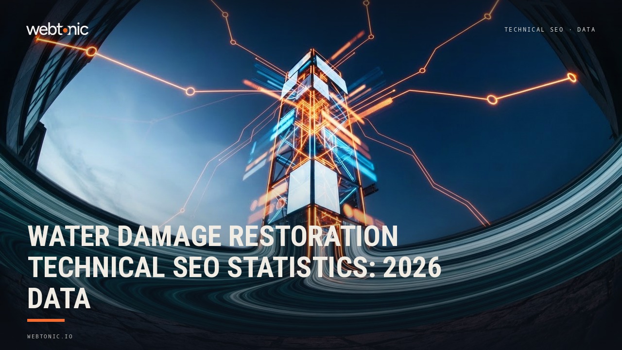 Water Damage Restoration Technical SEO Statistics: 2026 Data — Web Tonic blog thumbnail