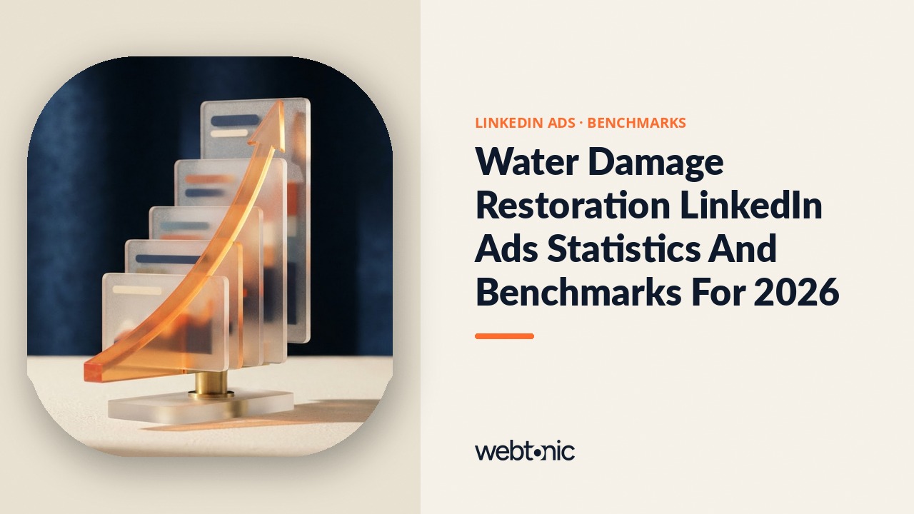 Water Damage Restoration LinkedIn Ads Statistics And Benchmarks For 2026 — Web Tonic blog thumbnail