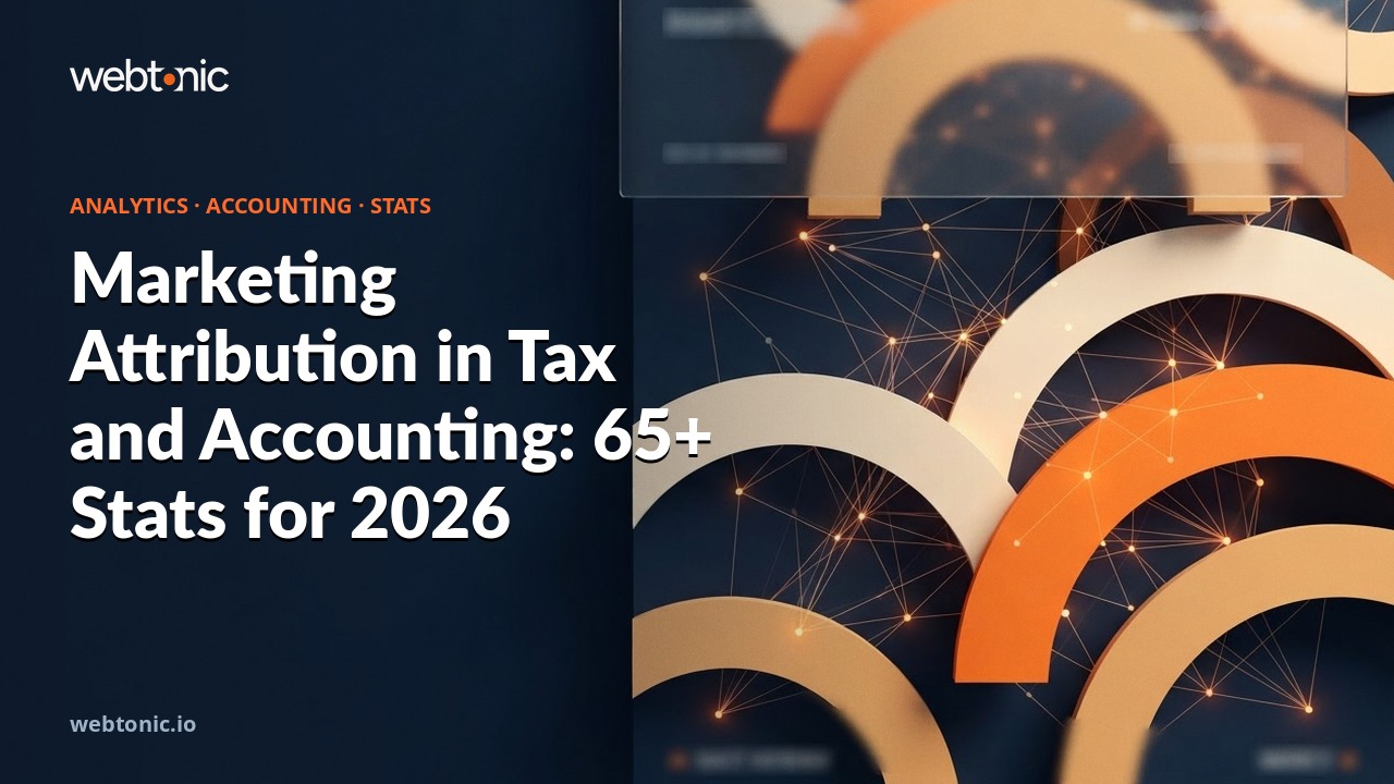 Marketing Attribution in Tax and Accounting: 65+ Stats for 2026 — Web Tonic blog thumbnail