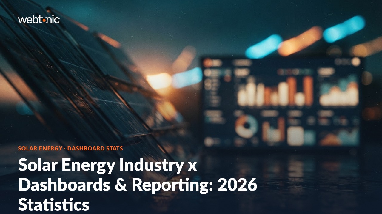 Solar Energy Industry x Dashboards & Reporting: 2026 Statistics — Web Tonic blog thumbnail