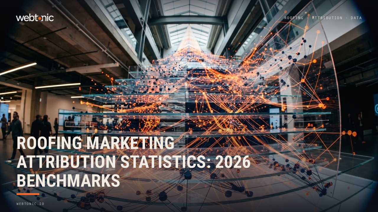 Roofing Marketing Attribution Statistics: 2026 Benchmarks — Web Tonic blog thumbnail
