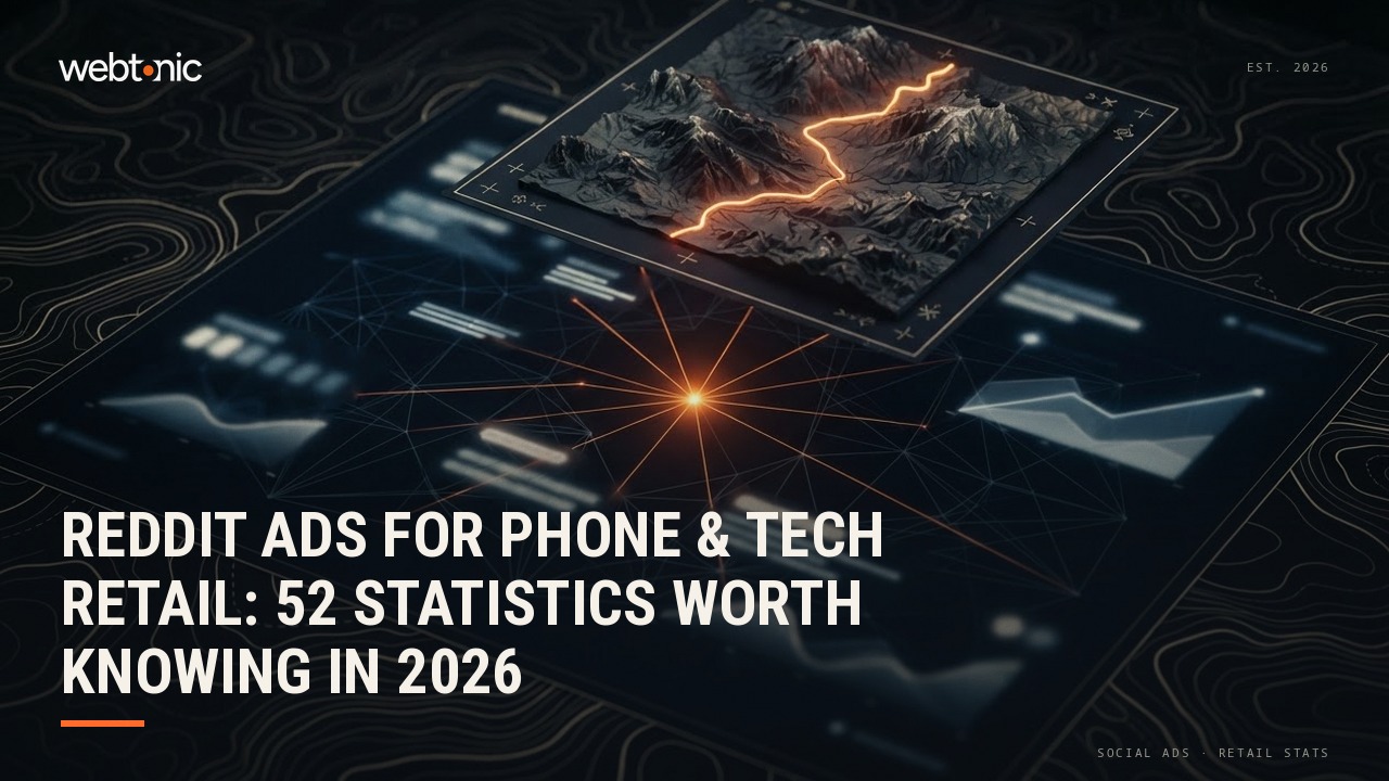 Reddit Ads for Phone & Tech Retail: 52 Statistics Worth Knowing in 2026 — Web Tonic blog thumbnail