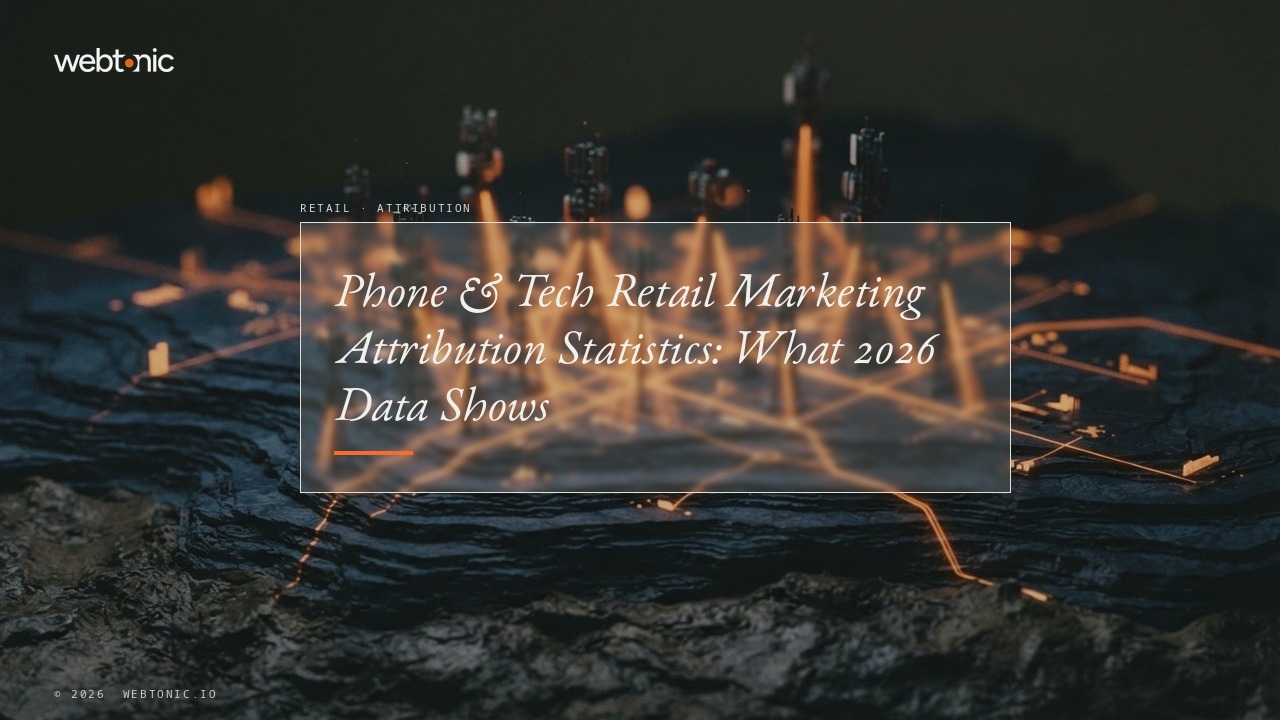Phone & Tech Retail Marketing Attribution Statistics: What 2026 Data Shows — Web Tonic blog thumbnail
