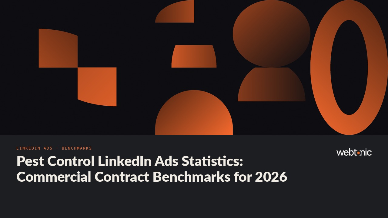Pest Control LinkedIn Ads Statistics: Commercial Contract Benchmarks for 2026 — Web Tonic blog thumbnail