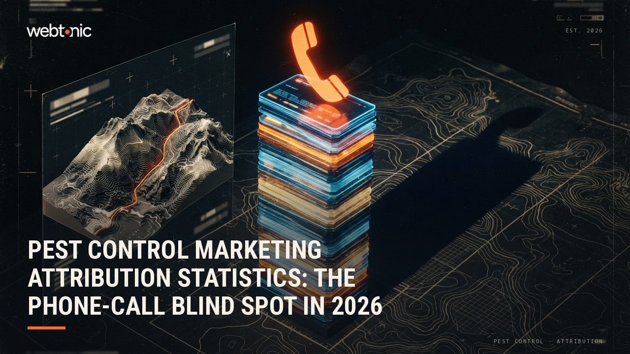 Pest Control Marketing Attribution Statistics: The Phone-Call Blind Spot in 2026 — Web Tonic blog thumbnail