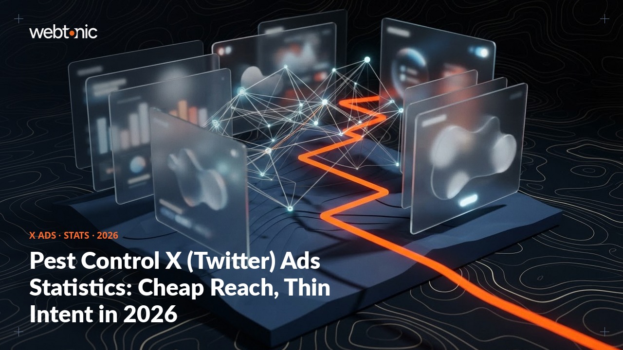Pest Control X (Twitter) Ads Statistics: Cheap Reach, Thin Intent in 2026 — Web Tonic blog thumbnail