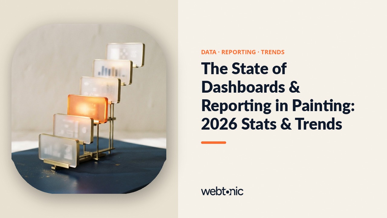 The State of Dashboards & Reporting in Painting: 2026 Stats & Trends — Web Tonic blog thumbnail