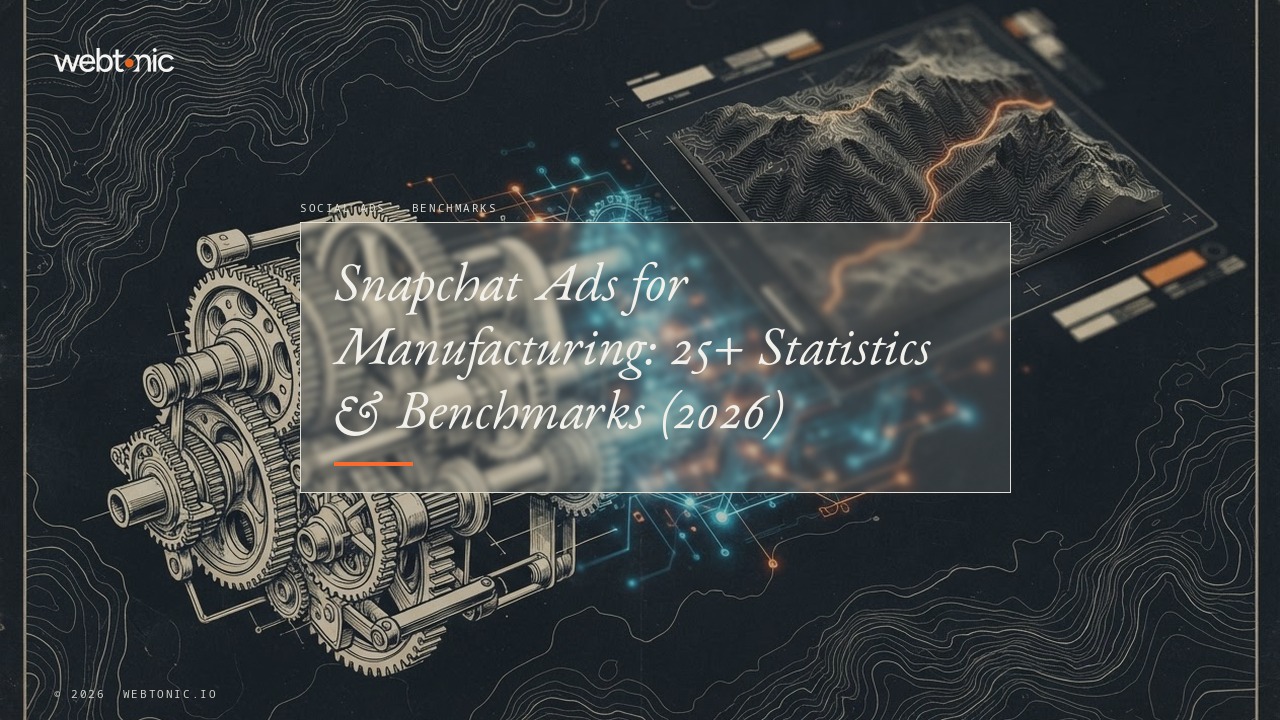 Snapchat Ads for Manufacturing: 25+ Statistics & Benchmarks (2026) — Web Tonic blog thumbnail