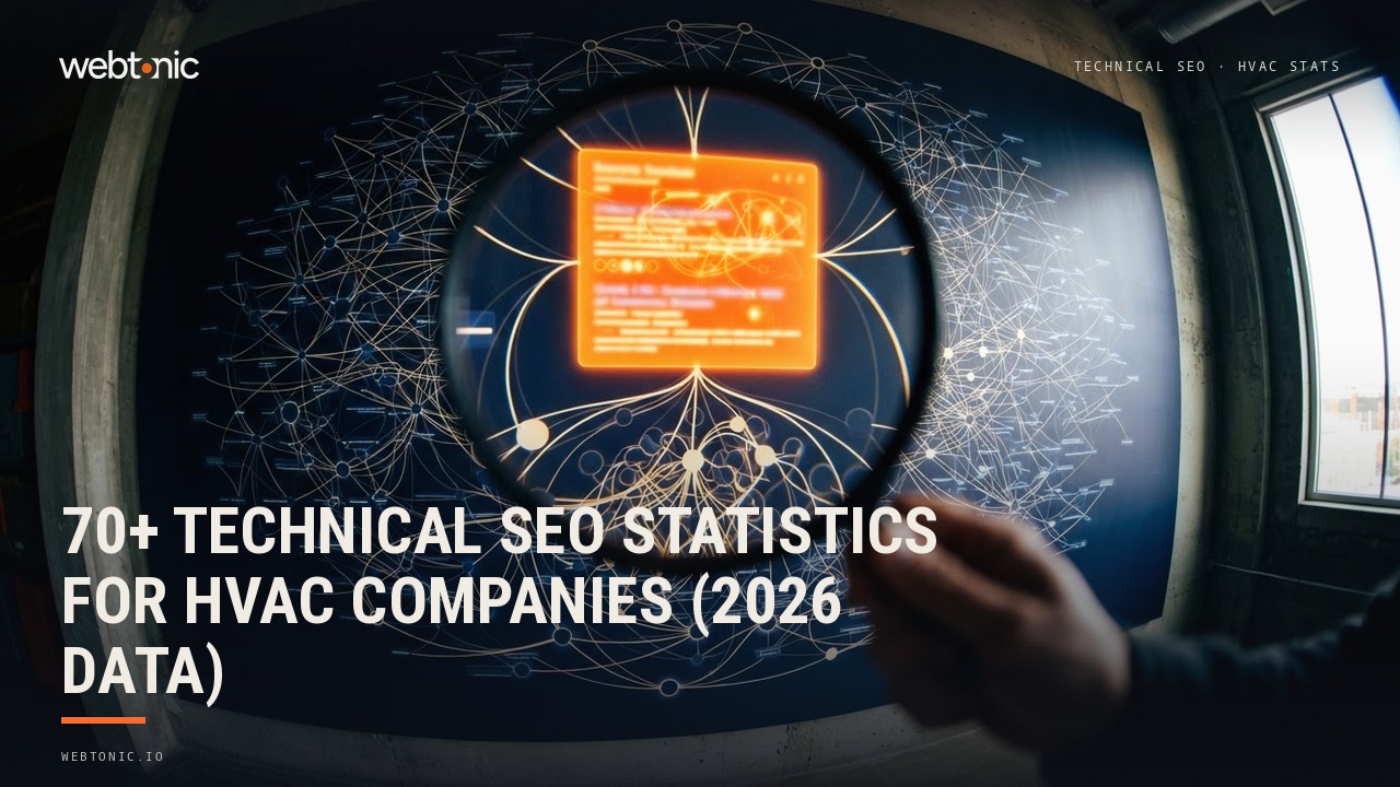 70+ Technical SEO Statistics for HVAC Companies (2026 Data) — Web Tonic blog thumbnail