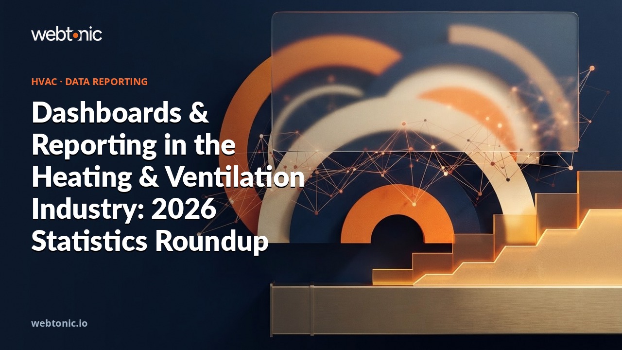 Dashboards & Reporting in the Heating & Ventilation Industry: 2026 Statistics Roundup — Web Tonic blog thumbnail