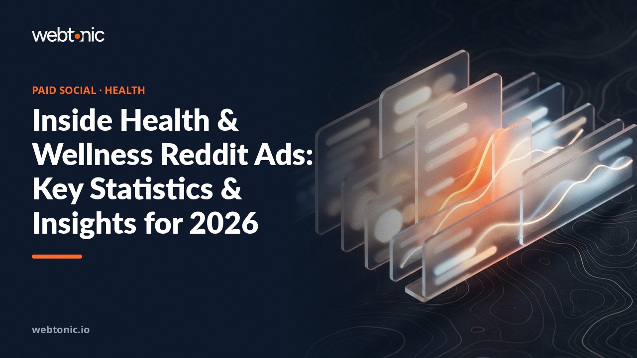 Inside Health & Wellness Reddit Ads: Key Statistics & Insights for 2026 — Web Tonic blog thumbnail