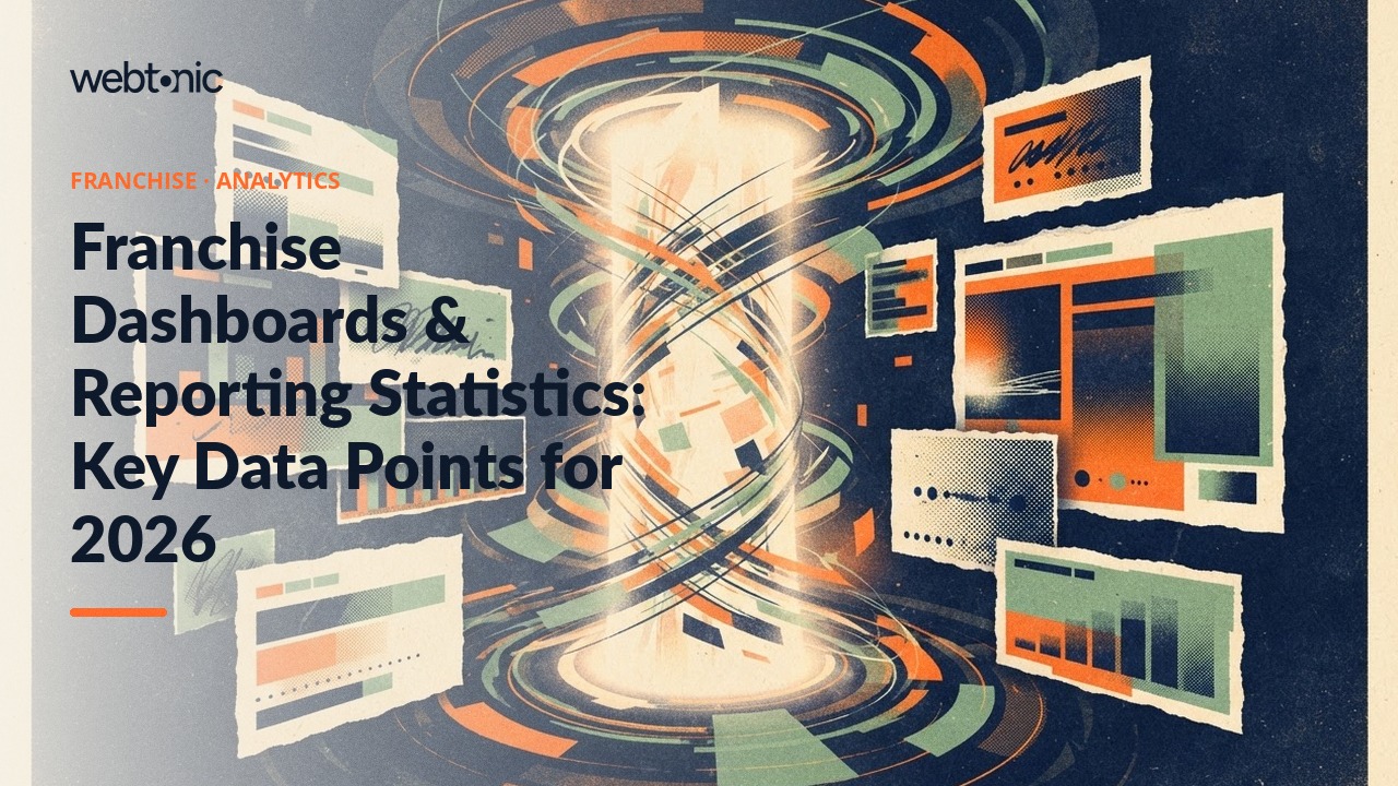 Franchise Dashboards & Reporting Statistics: Key Data Points for 2026 — Web Tonic blog thumbnail