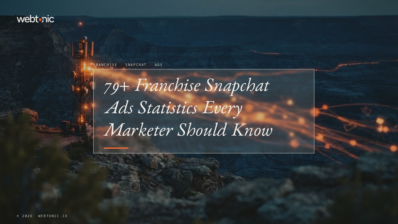 79+ Franchise Snapchat Ads Statistics Every Marketer Should Know — Web Tonic blog thumbnail