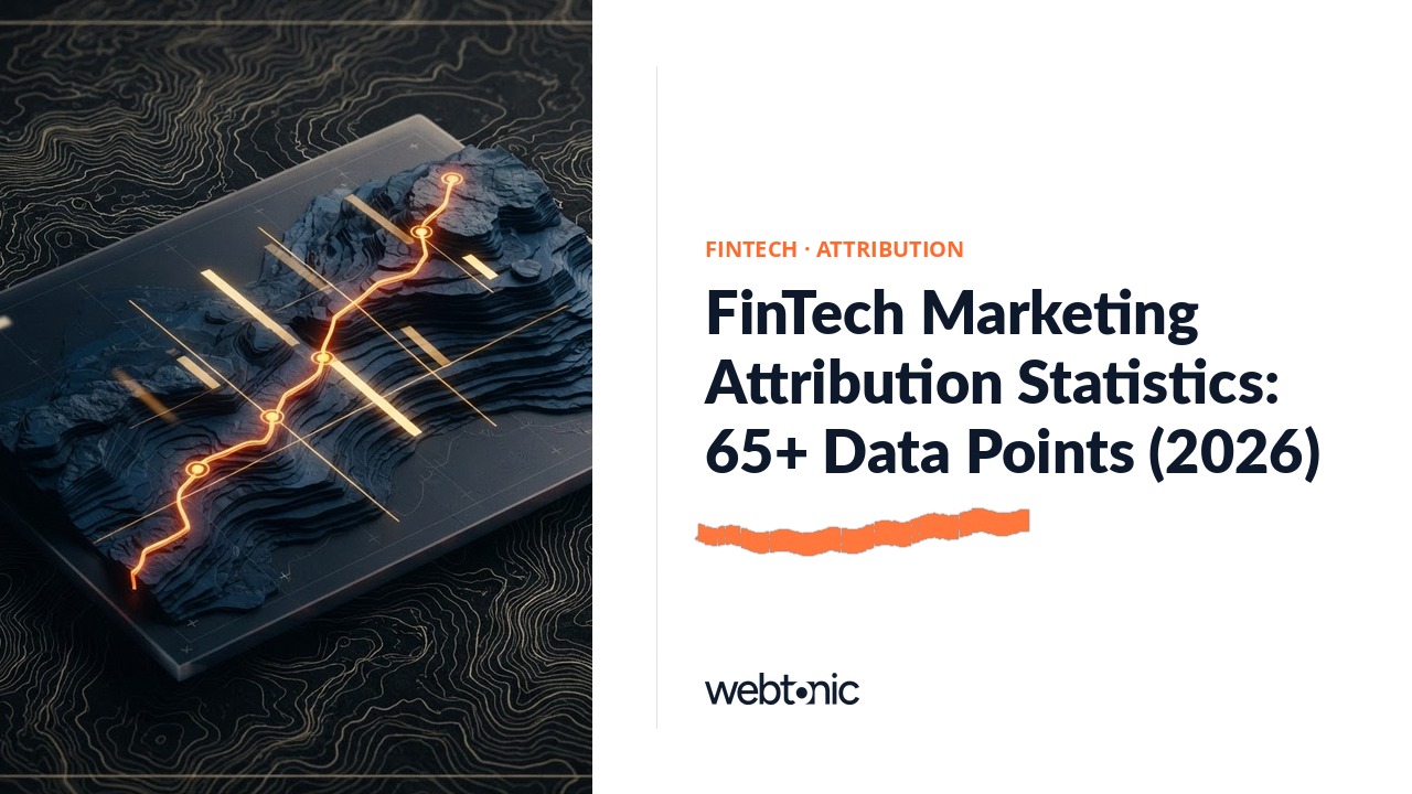 FinTech Marketing Attribution Statistics: 65+ Data Points (2026) — Web Tonic blog thumbnail