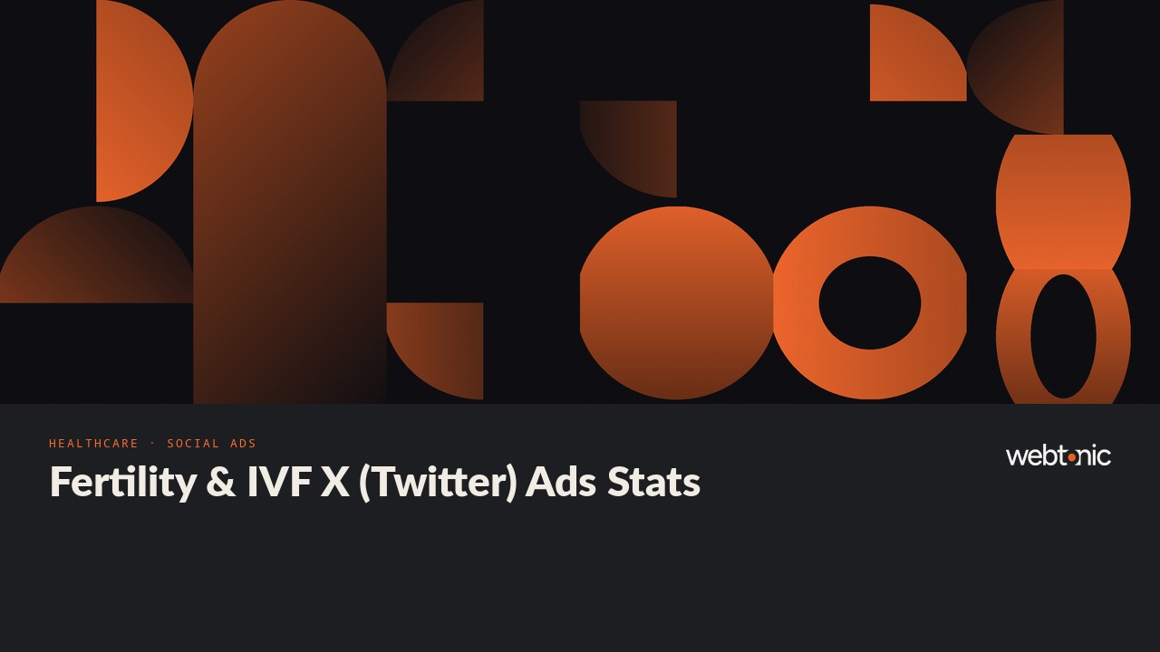 Fertility & IVF X (Twitter) Ads Stats — Web Tonic blog thumbnail