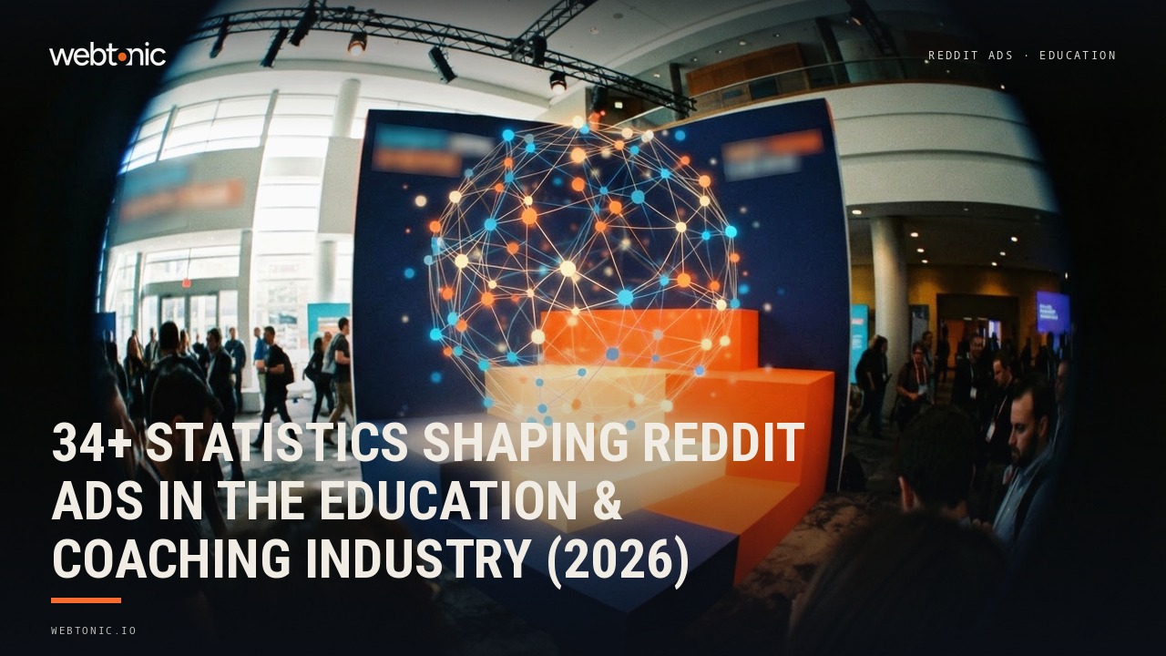 34+ Statistics Shaping Reddit Ads in the Education & Coaching Industry (2026) — Web Tonic blog thumbnail