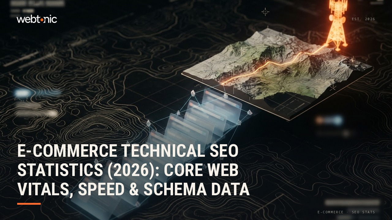 E-Commerce Technical SEO Statistics (2026): Core Web Vitals, Speed & Schema Data — Web Tonic blog thumbnail