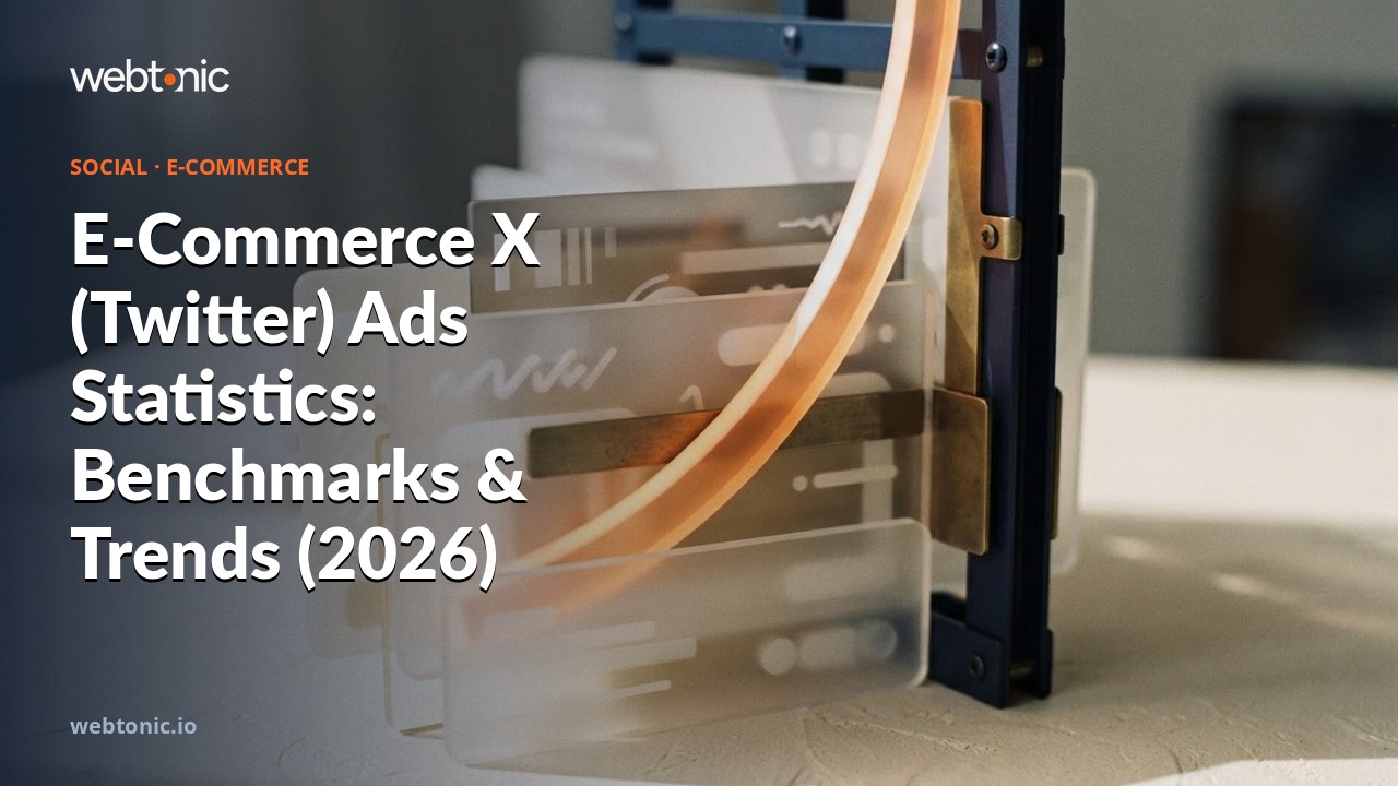 E-Commerce X (Twitter) Ads Statistics: Benchmarks & Trends (2026) — Web Tonic blog thumbnail