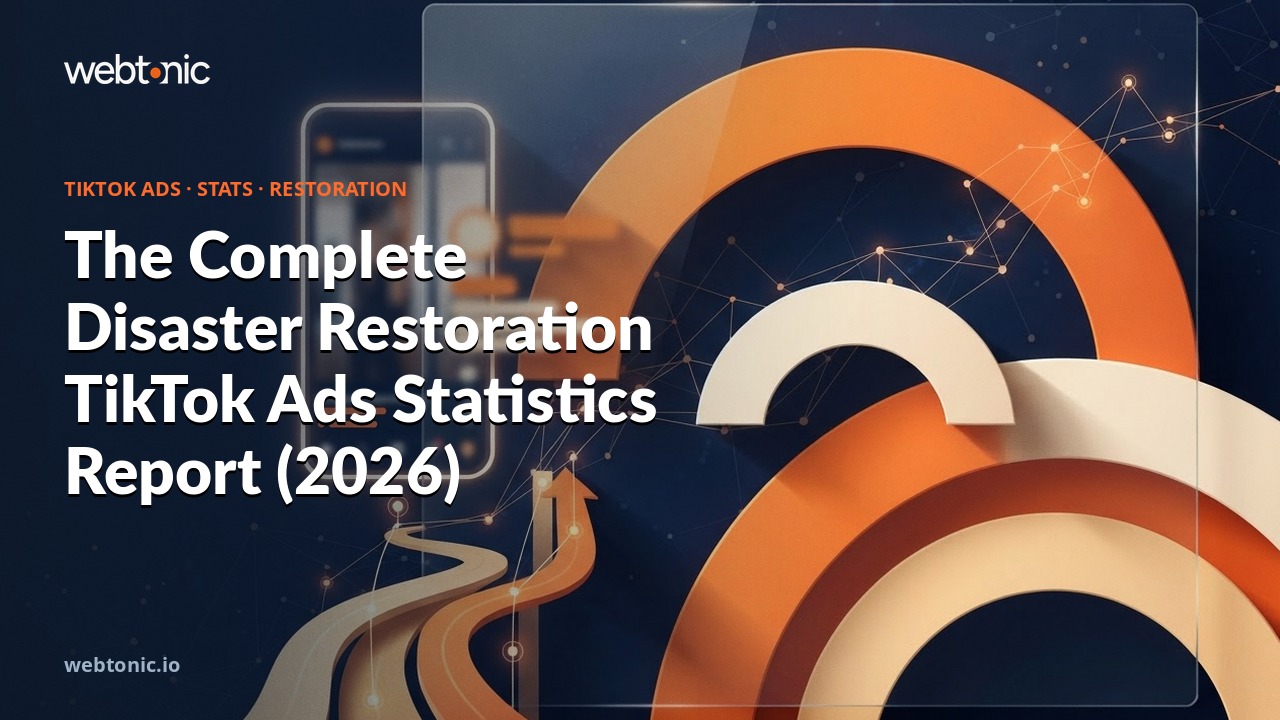 The Complete Disaster Restoration TikTok Ads Statistics Report (2026) — Web Tonic blog thumbnail
