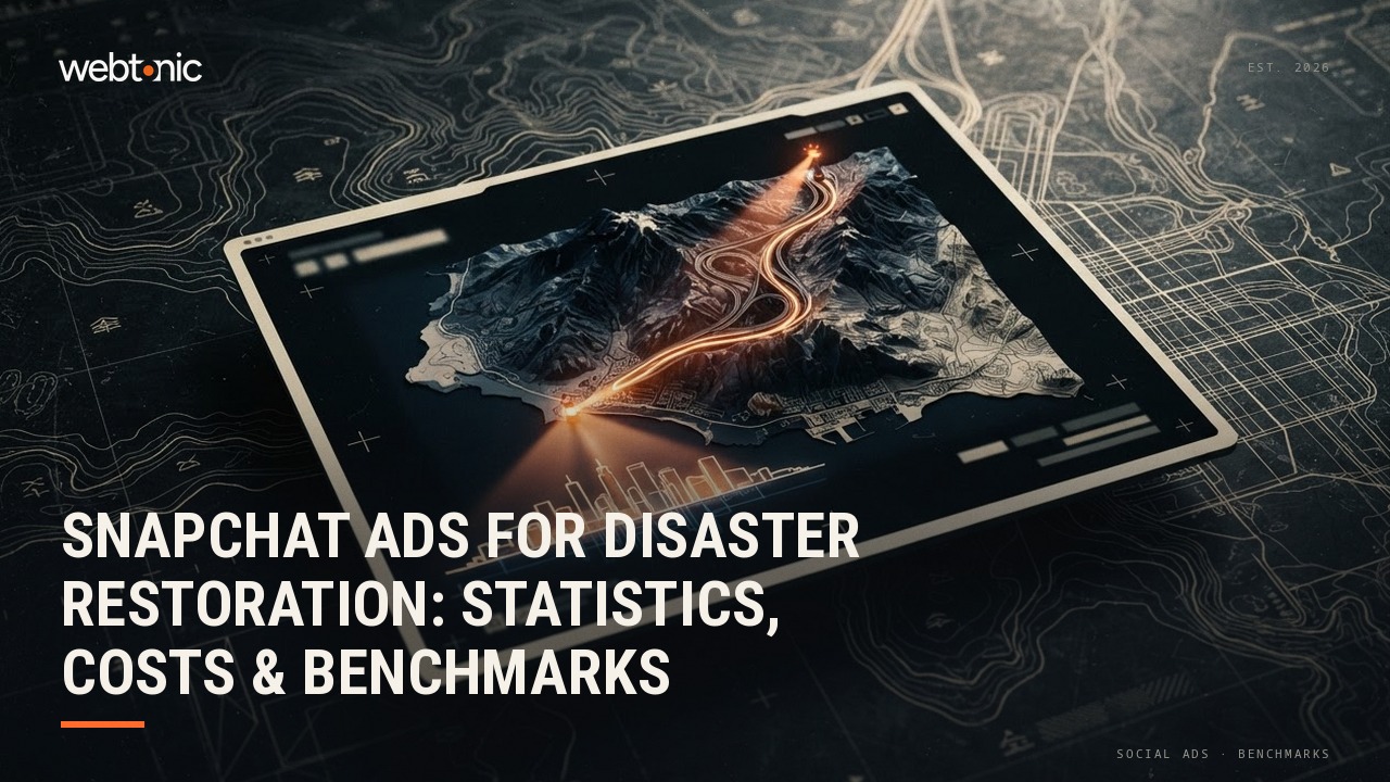 Snapchat Ads for Disaster Restoration: Statistics, Costs & Benchmarks — Web Tonic blog thumbnail